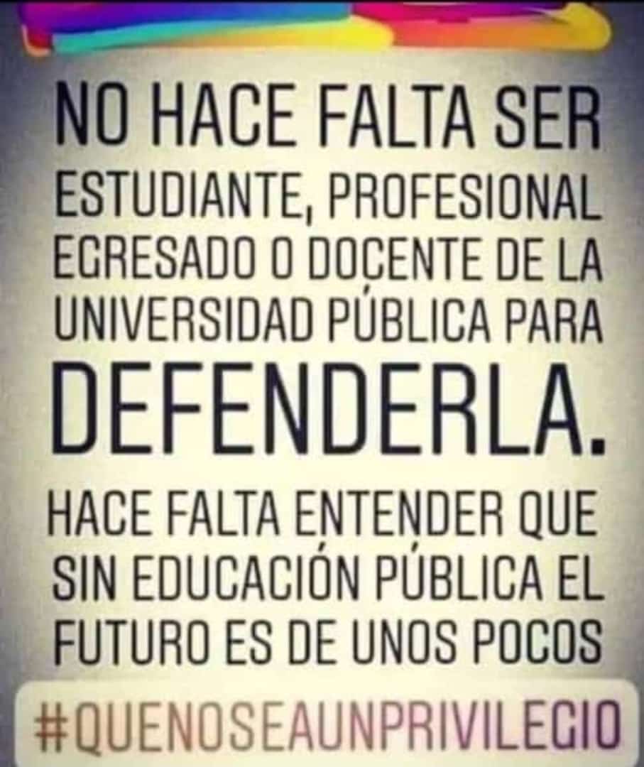 #SalvemosLaUniversidad 
El 23 a la #Marcha