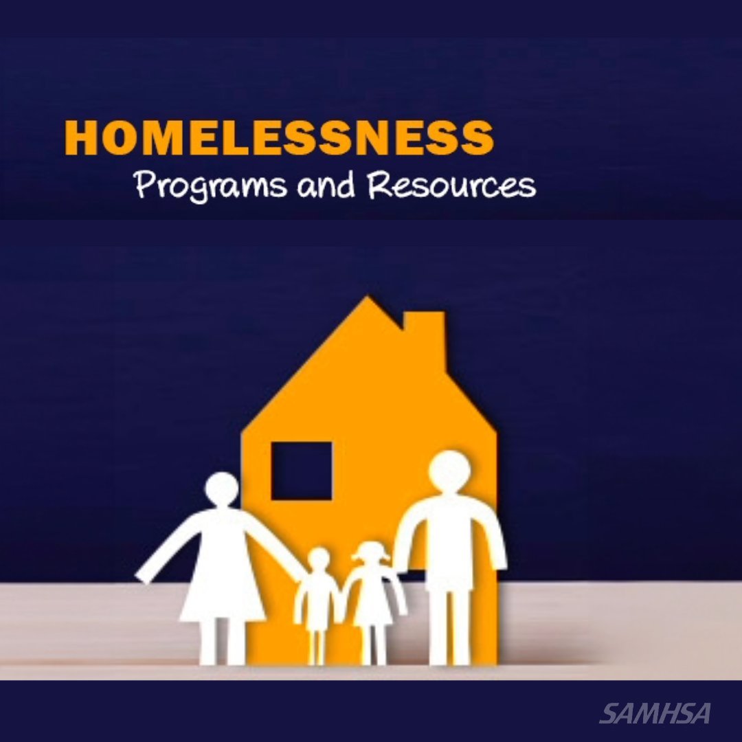 Individuals and families experiencing homelessness may require treatment or recovery support for mental health or substance use disorders. SAMHSA offers comprehensive programs and resources specifically designed to address these challenges. Learn more: samhsa.gov/homelessness-p…