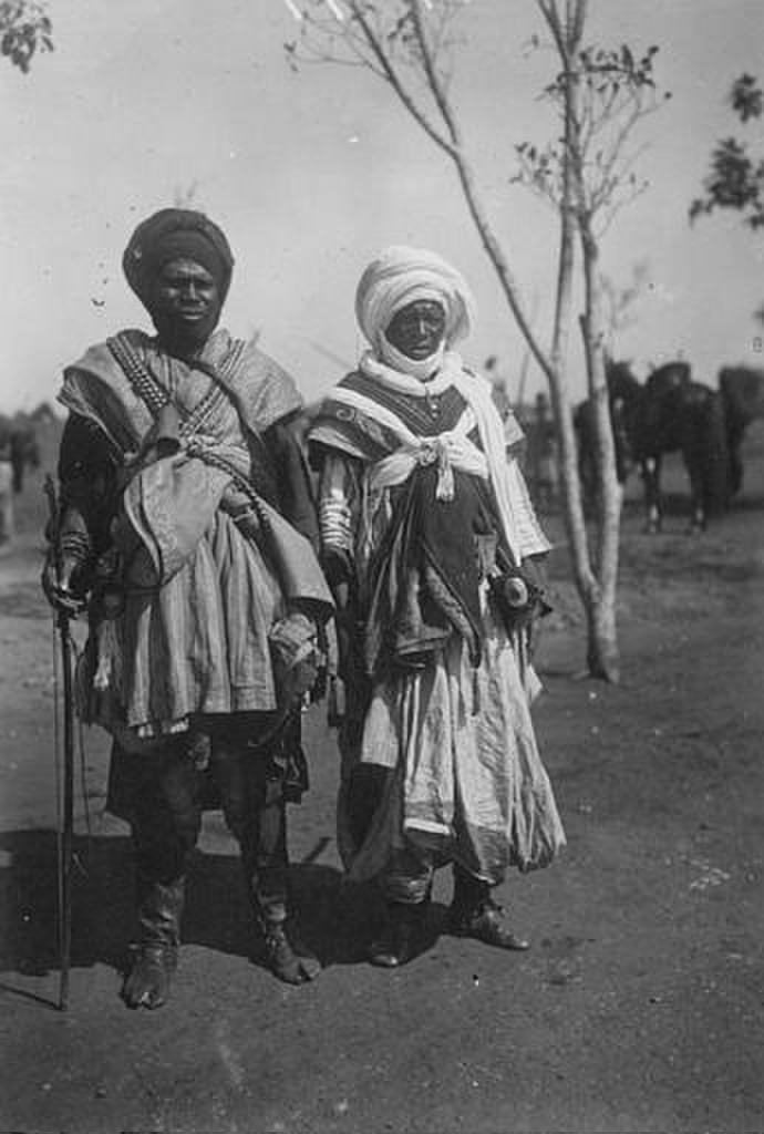 Cavaliers peuls du Cameroun, 1917.