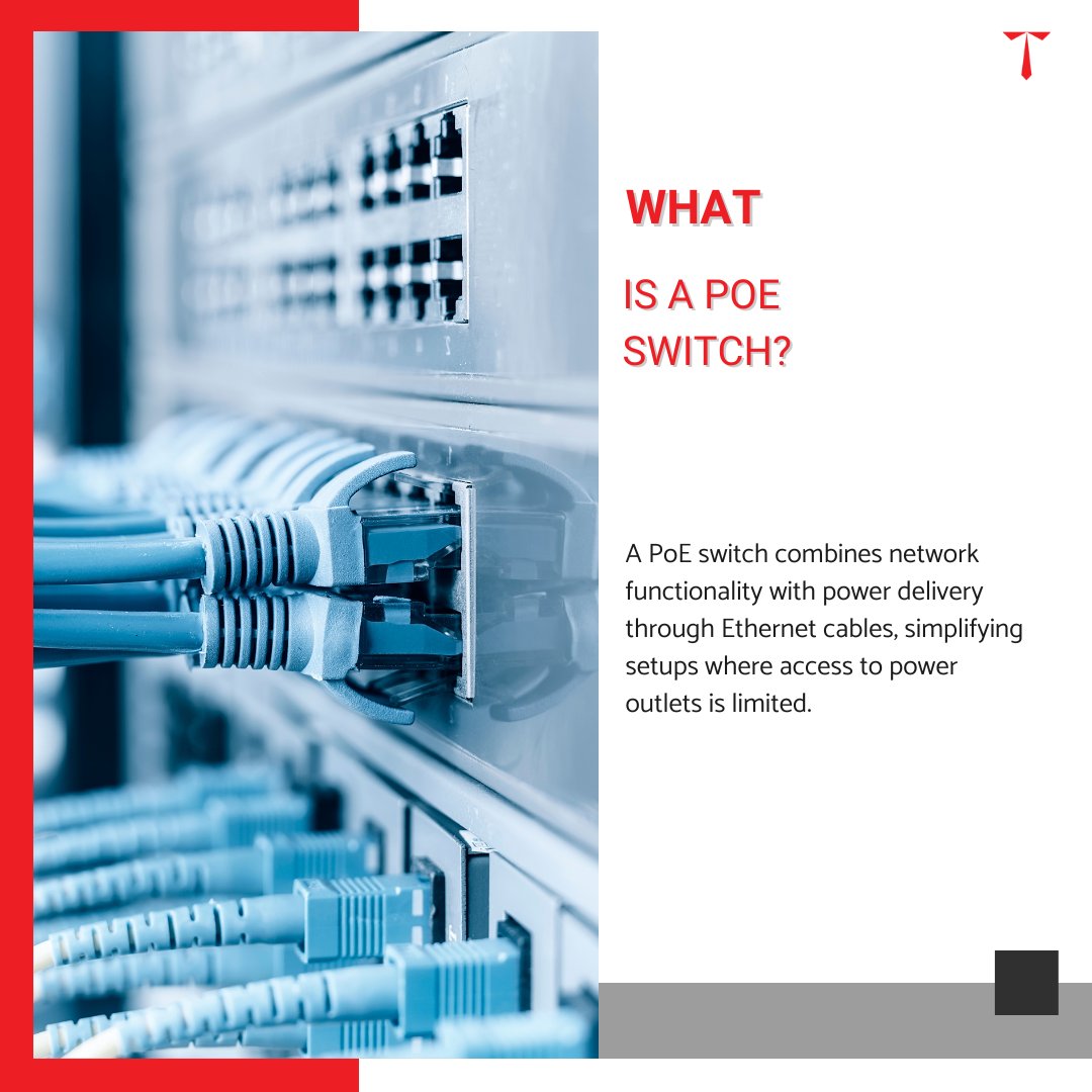 Many VoIP phones support PoE, allowing them to receive both data and power from the PoE switch through a single Ethernet cable.

#PoE #PowerOverEthernet #NetworkSwitch #EthernetCables #ElectricalPower