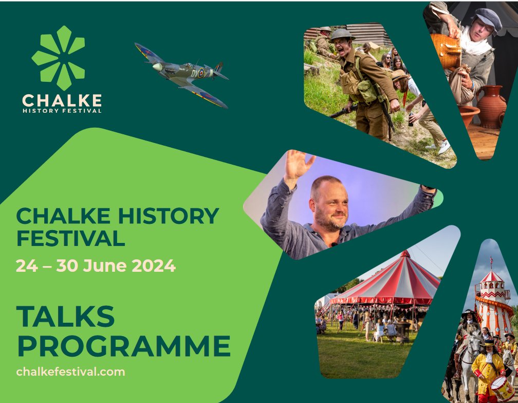 We're thrilled to unveil our incredible lineup for the 2024 Chalke History Festival - it's our biggest & best yet! 🛩️ 👀 Browse the 2024 programme here 👉chalkefestival.com/wp-content/upl… Tickets go on general sale Monday April 22nd. #AmazingHistory #CHF2024 #HistoryForAll