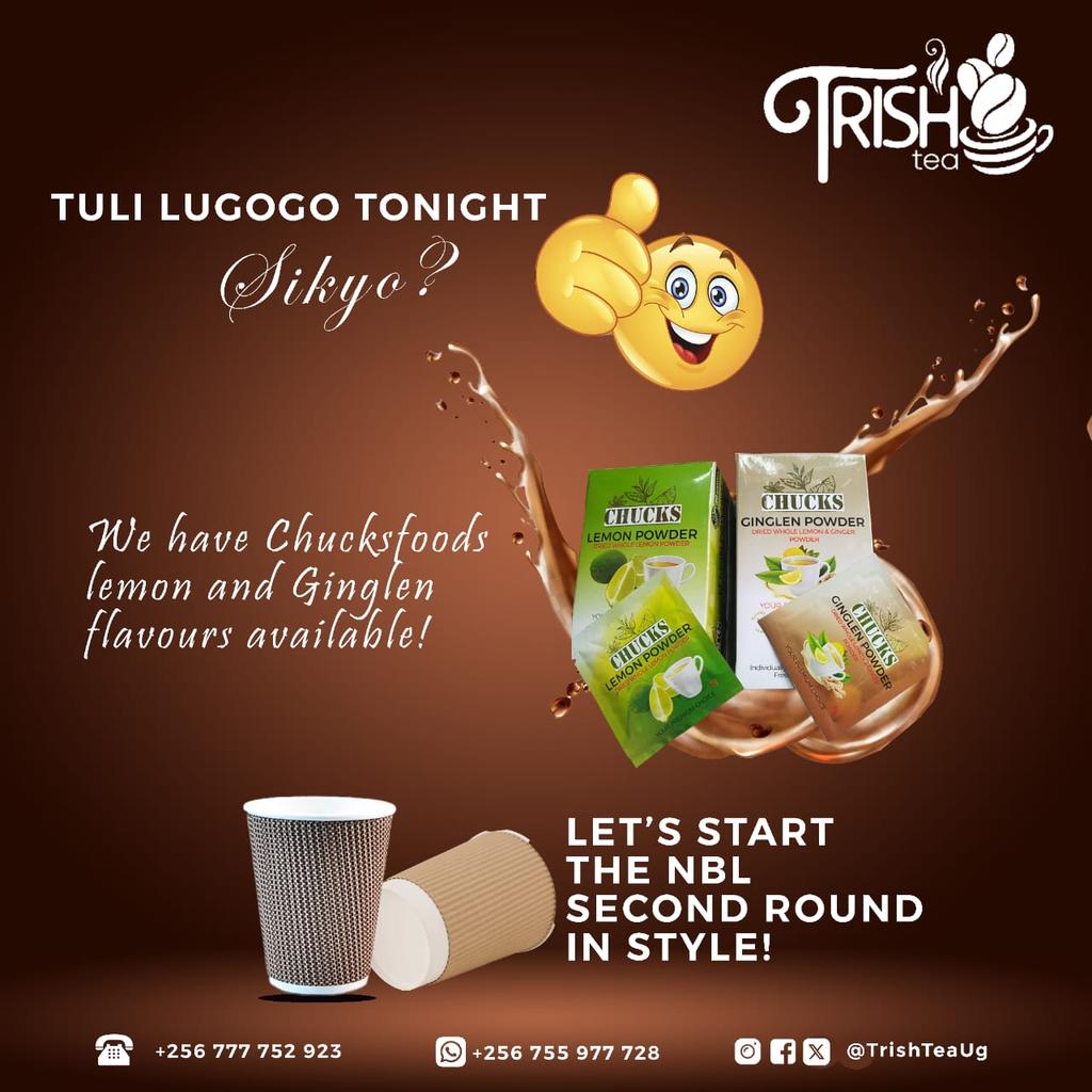 @ChucksFoods Lemon and Ginglen will be available tonight @TrishTeaUg For the @FubaBasketball @NBL_Uganda Games tonight. Second round tips off tonight. @tragicanon