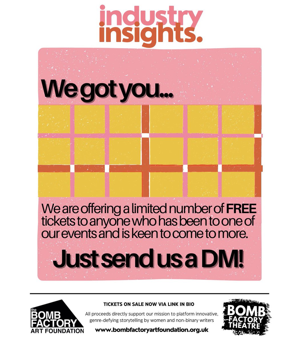 BombFactTheatre's tweet photo. Oh and just in case you were wondering… https://t.co/9IBFfWitR0
