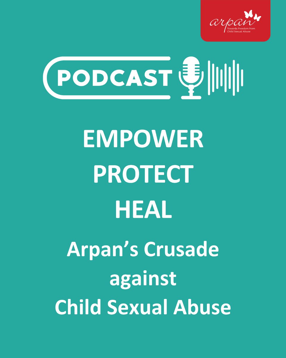 April is Sexual Assault Awareness Month (SAAM), so what better time than this to talk about Child Sexual Abuse (CSA). Empower. Protect. Heal: Arpan’s Crusade against Child Sexual Abuse' is a 6-episode podcast series made in collaboration with @SunoIndia_in Through each