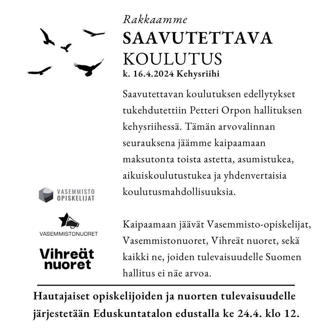 Vasemmisto-opiskelijat tweet media