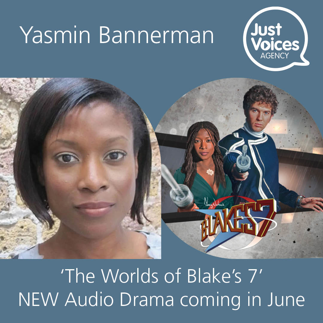 Yasmin Bannerman voices 'Dayna Mellanby', in the new audio drama 'The Worlds of Blake’s 7: Tarrant' due for release in June from @bigfinish. Read more here: justvoicesagency.com/yasminbannerma… #JustVoices #Blakes7 #BigFinishProductions #Voiceover #voiceacting