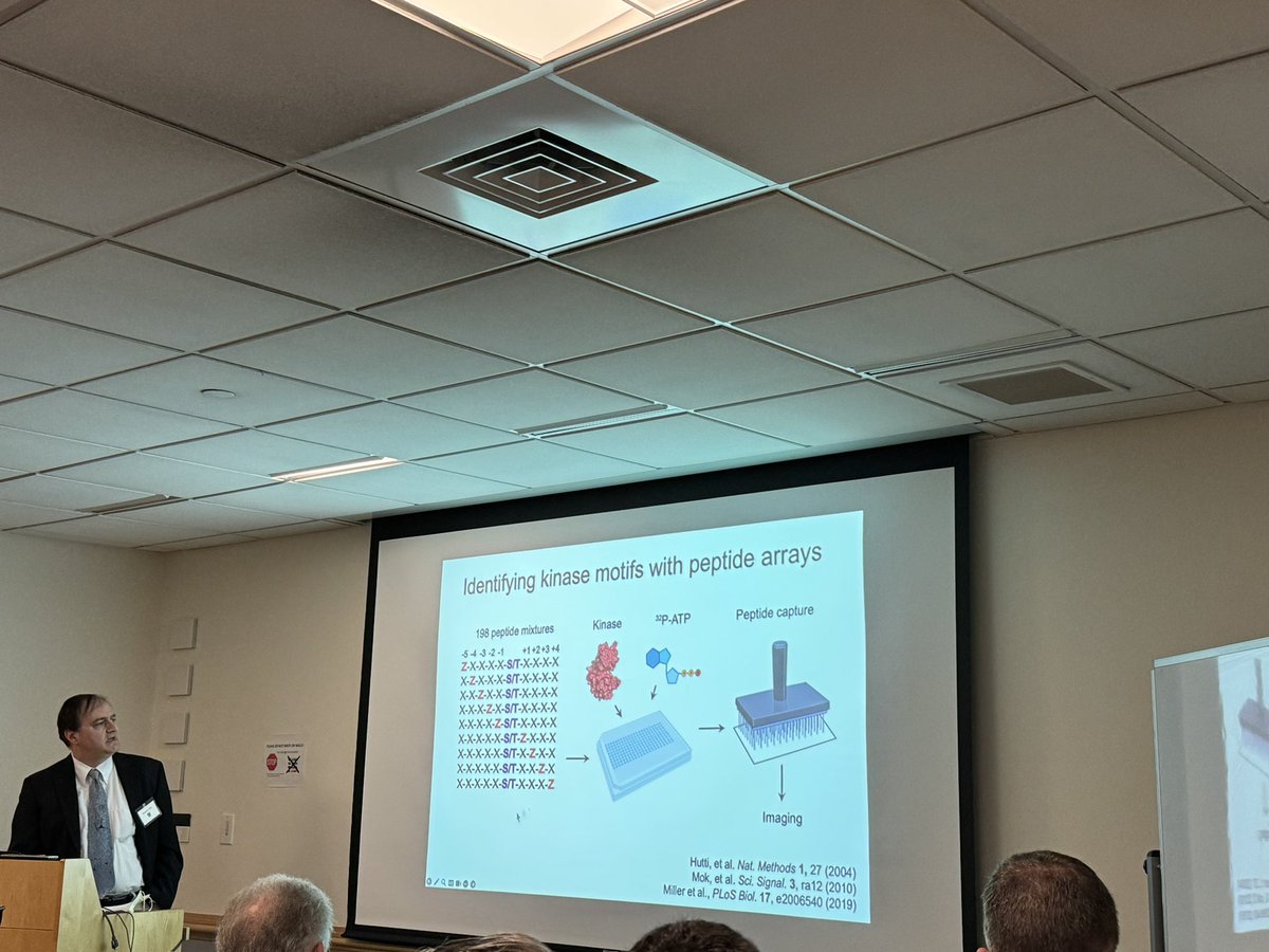 @YaleMed It is challenging to make all the connections in the phosphorylation networks. We need to understand specificity in catalytic site interactions to identify new targets. 

PKA phosphorylates 500 sites and so easy to figure out what it’s recognize motifs but not the case for other