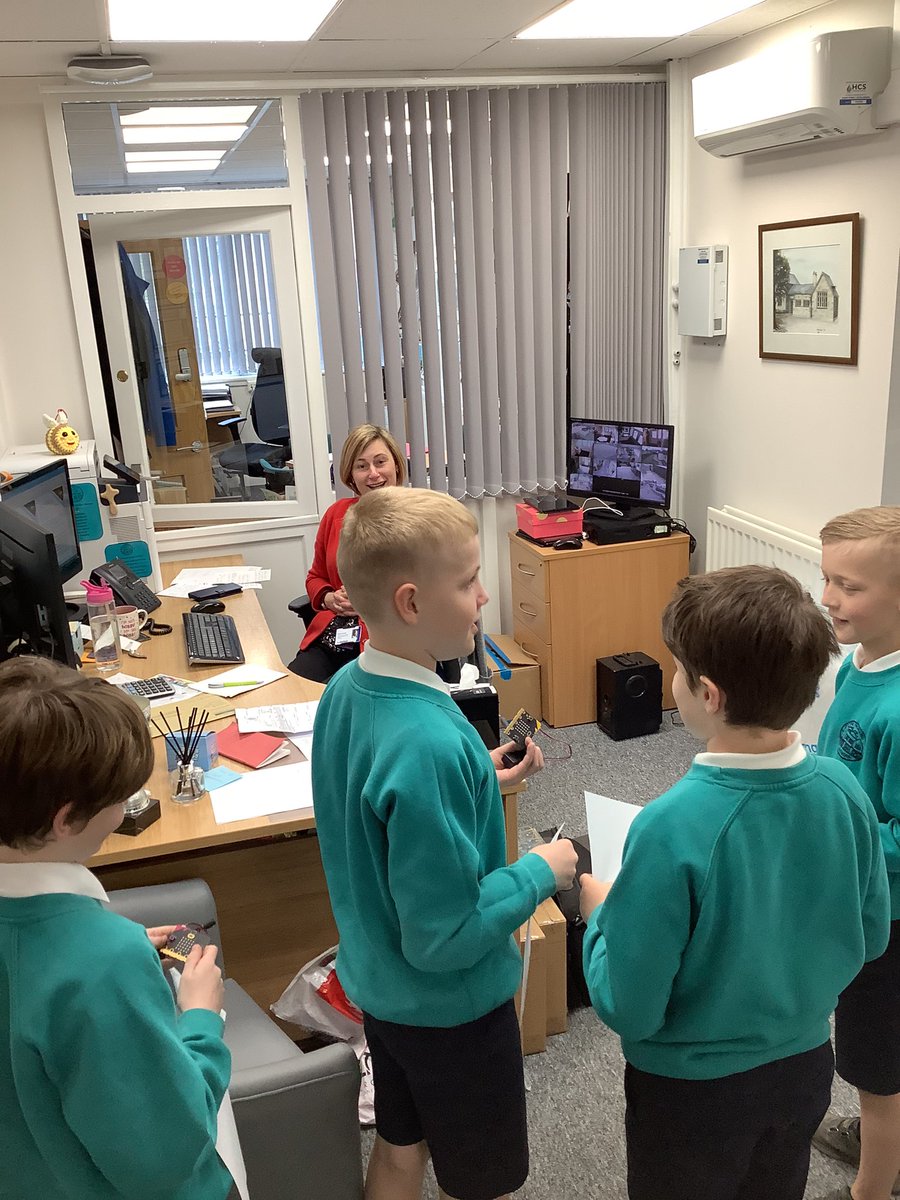 AckworthHoward's tweet image. This afternoon, Year 5 have been trying to get the school shut down!

They learnt that classrooms should be at least 16°C. They coded @microbit_edu to utilise the sensor and tested the temperature in various rooms around school. 

#AckworthHowardComputing