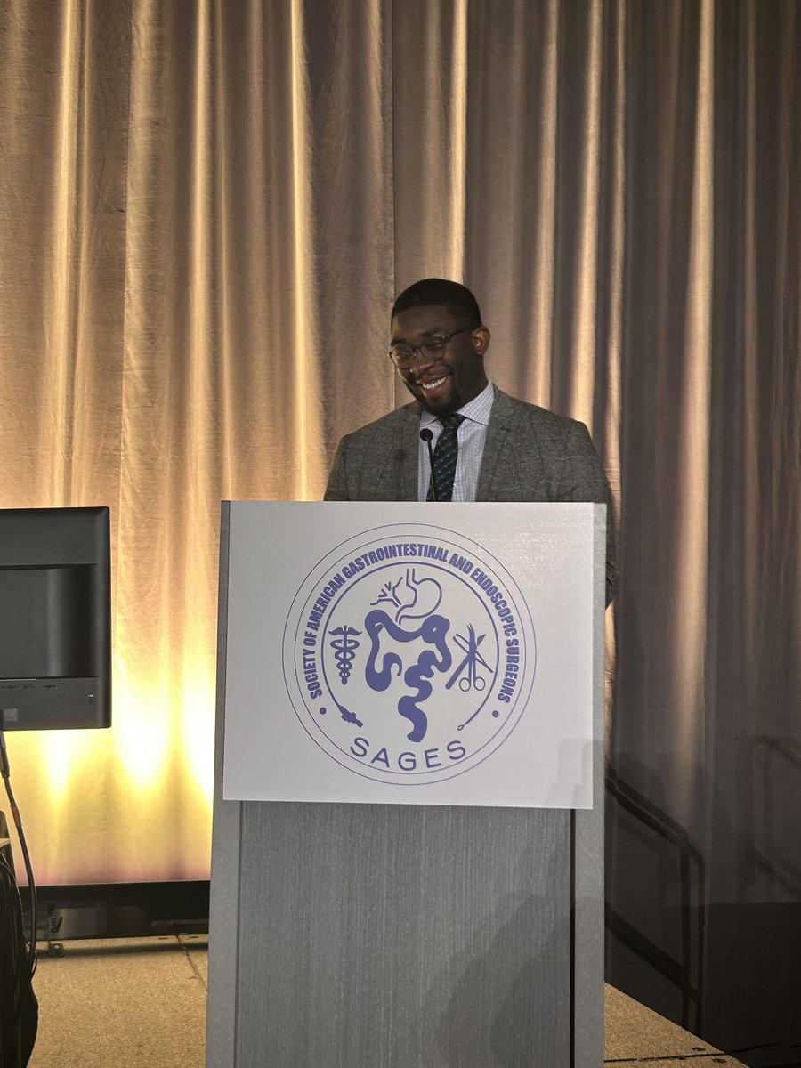 #SAGES2024 Great news MIS world! We have an up and coming leader! @DerriusAnderson have a great presentation on Barrett’s at the Foregut III session.