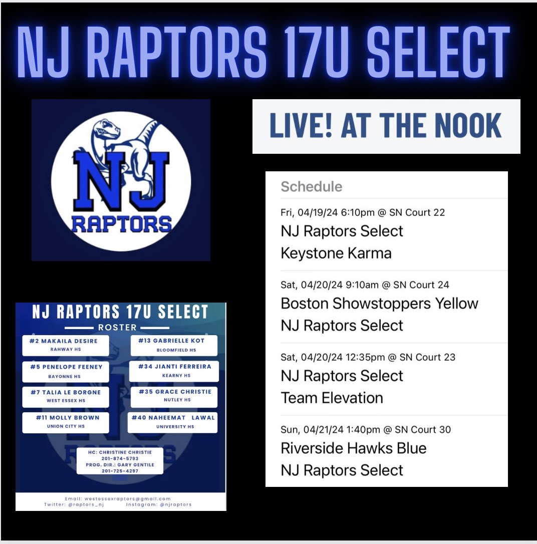 Come check out this hard working, talented crew this weekend. Lots of high academic ballers on this squad.