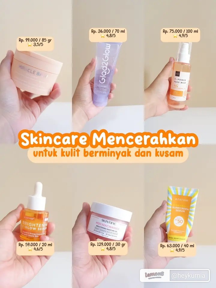 ShopeeCOD7's tweet photo. SKINCARE MENCERAHKAN UNTUK KULIT BERMINYAK DAN KUSAM ✨

A thread https://t.co/R3E4bNS3Fj