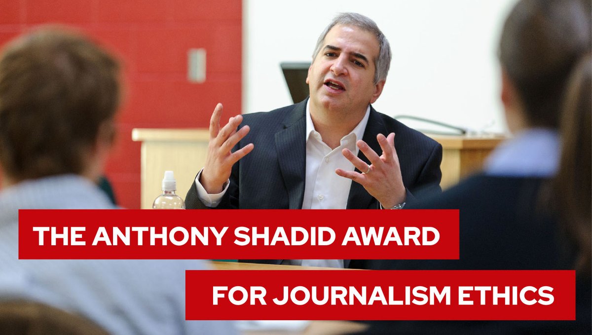 We're weeks away from our 2024 #ShadidAward ceremony in Washington, DC. Join us on Monday, May 6 as we honor this year's winners and hear from special guest @mkraju, in convo w/@katieharbath. More info:: ethics.journalism.wisc.edu/2024-shadid-aw…