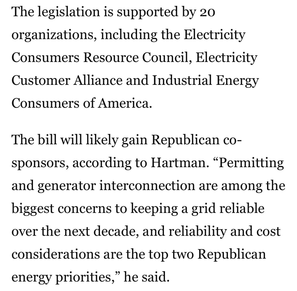 Building on DOE’s interconnection roadmap, new legislation would require FERC to enable faster & more cost-effective access to US grid. Supported by 20 orgs, it may become part of permitting reform package. utilitydive.com/news/congress-…