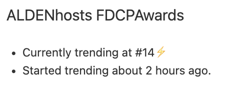 Our ALDEN tagline staying at NUMBER 14! 🥰 Our biggest twist tonight was when we heard the voice-over introduction for ALDEN 🤩 Who's teary-eyed proud? 🙋🏻‍♀️🥹 @aldenrichards02 @fdcpofficial #ParangalNgSining #ALDENRichards ALDENhosts FDCPAwards