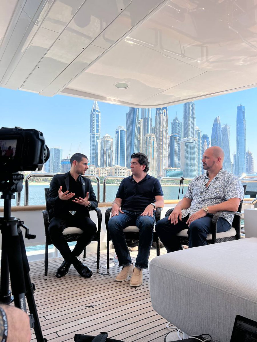 Coachkcrypto's tweet photo. Here's a little BTS here in Dubai 🎬

On a panel for @TheStreet with @MarioNawfal &amp; @TeamDefiGold 🤝

BIG THINGS HAPPENING. FOLLOW CLOSELY. https://t.co/ue3pSxlLI9