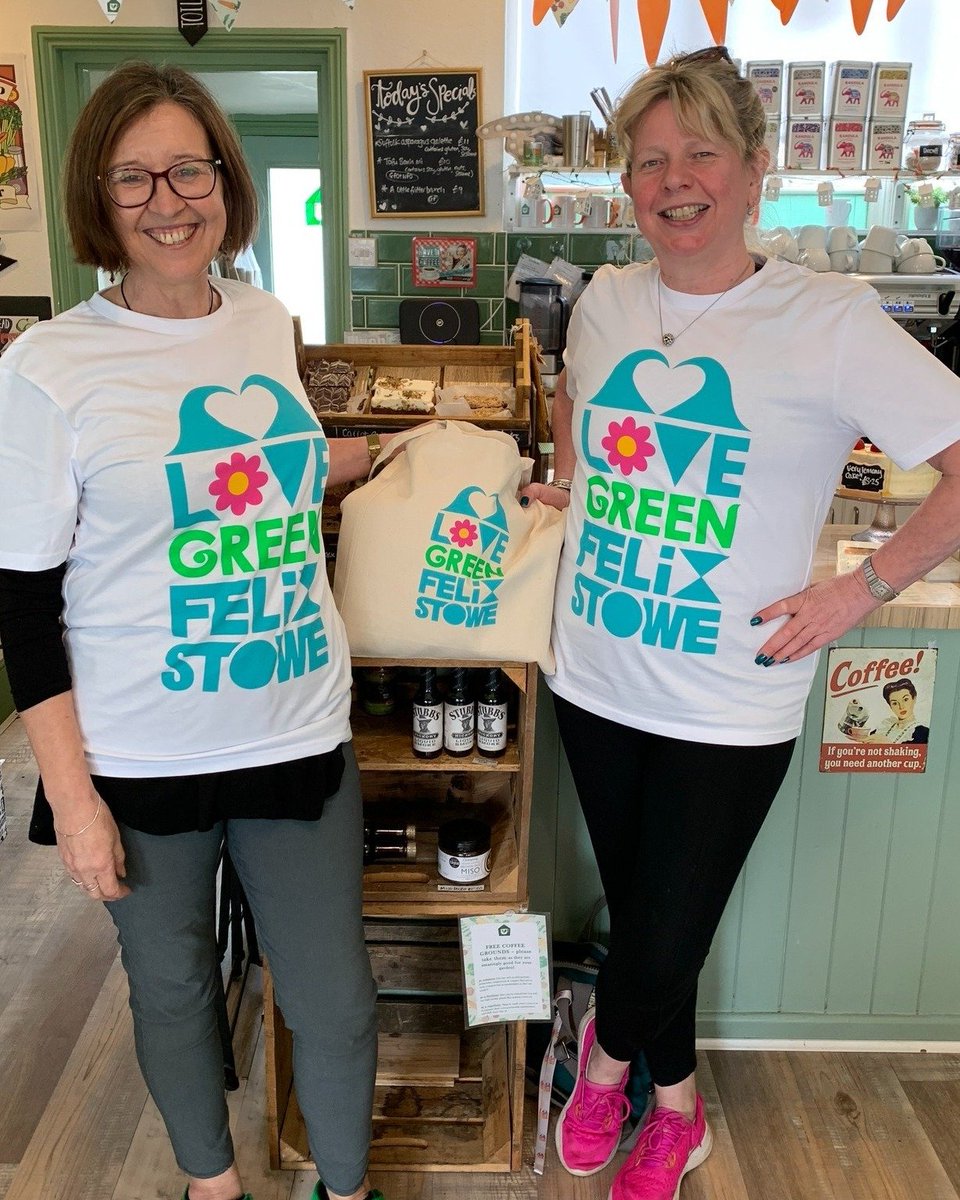 Join us tomorrow at Felixstowe Triangle from 9:30am for the launch of Love Green Felixstowe. Find out more about how you can get involved and chat with representatives from community groups who are taking action locally. These fabulous t-shirts will be up for grabs too!