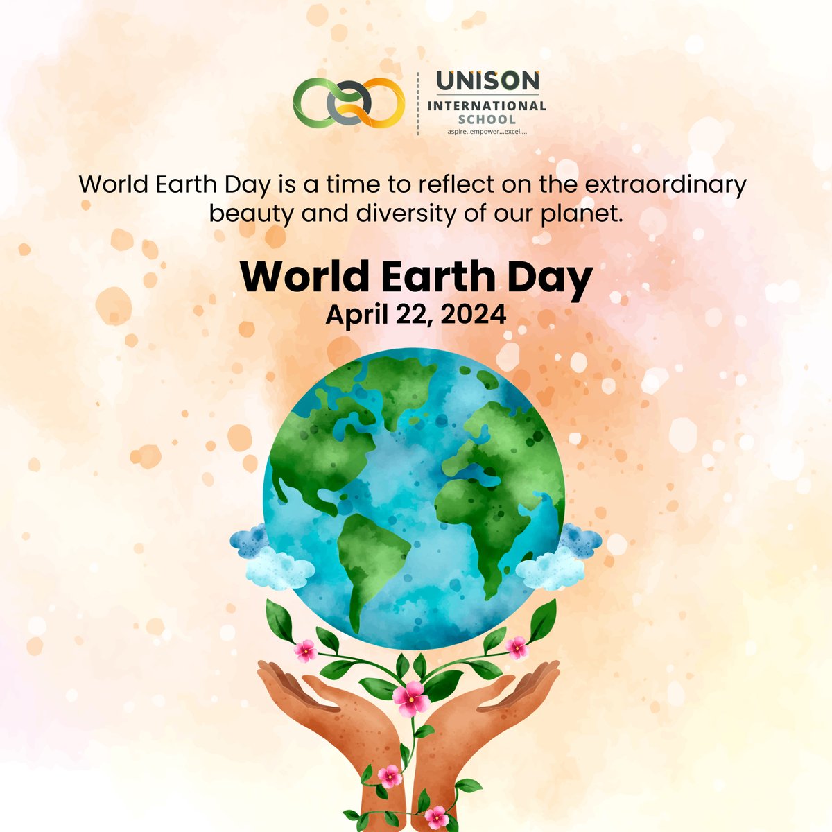 Let's take a moment to appreciate the breathtaking landscapes, diverse ecosystems, and vibrant wildlife that make our Earth so extraordinary🌱🌍

#WorldEarthDay #UnisonInternationalSchool #Excellence #Academics #ExtracurricularActivities #FutureLeaders #CBSESchool