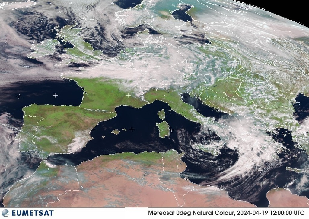 Imatge satèl.lit METEOSAT (RGB) via @eumetsat #ElTemps #meteo #weather