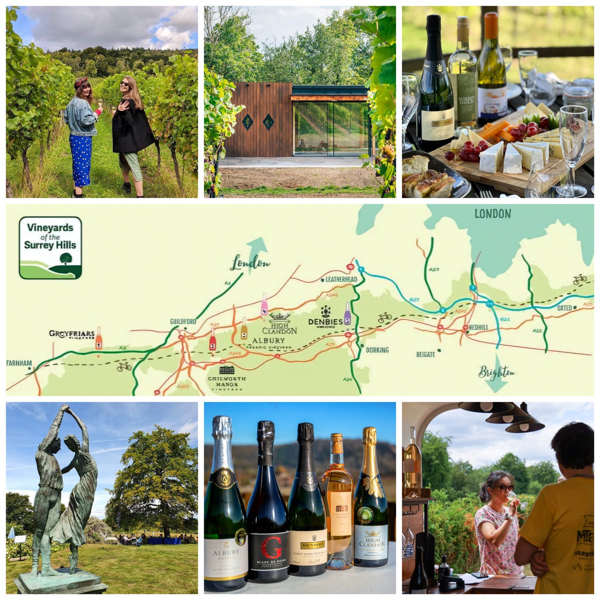 ✨️ Our Summer Spectacular festival weekend returns on June 15 & 16. ✨️ With special events at @AlburyVineyard, @Chilworthwines, @denbiesvineyard, @Greyfriarsvine & @HighClandon, it's the perfect opportunity to experience our wine route. surreyhillsvineyards.co.uk/summer-spectac… 🍇🍾🥂☀️