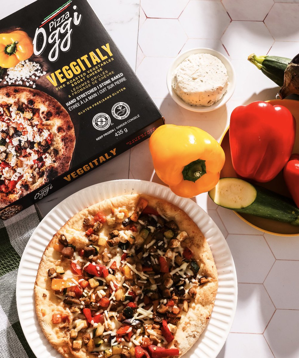 Embrace the flavors of spring with every bite! Our Veggitaly pizza is a true masterpiece, featuring a rich tomato sauce crafted from premium tomatoes and extra virgin olive oil. 🍅 Topped with fire-roasted vegetables, creamy goat cheese, and mozzarella, it’s a taste of culinary