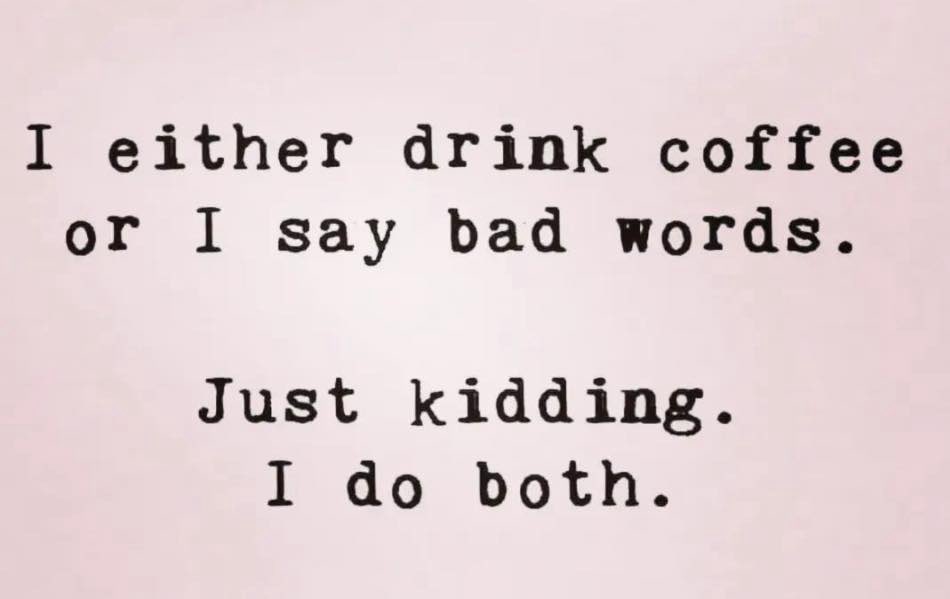 Both. All day, every day. ☕️🤬🙋🏻‍♀️🤣
#coffee #BadWords #author #fiction #read #fictionbooks #romancenovels #paranormal #shapeshifters #vampires #amwriting #novels #writer #urbanfantasy #kyonajiles