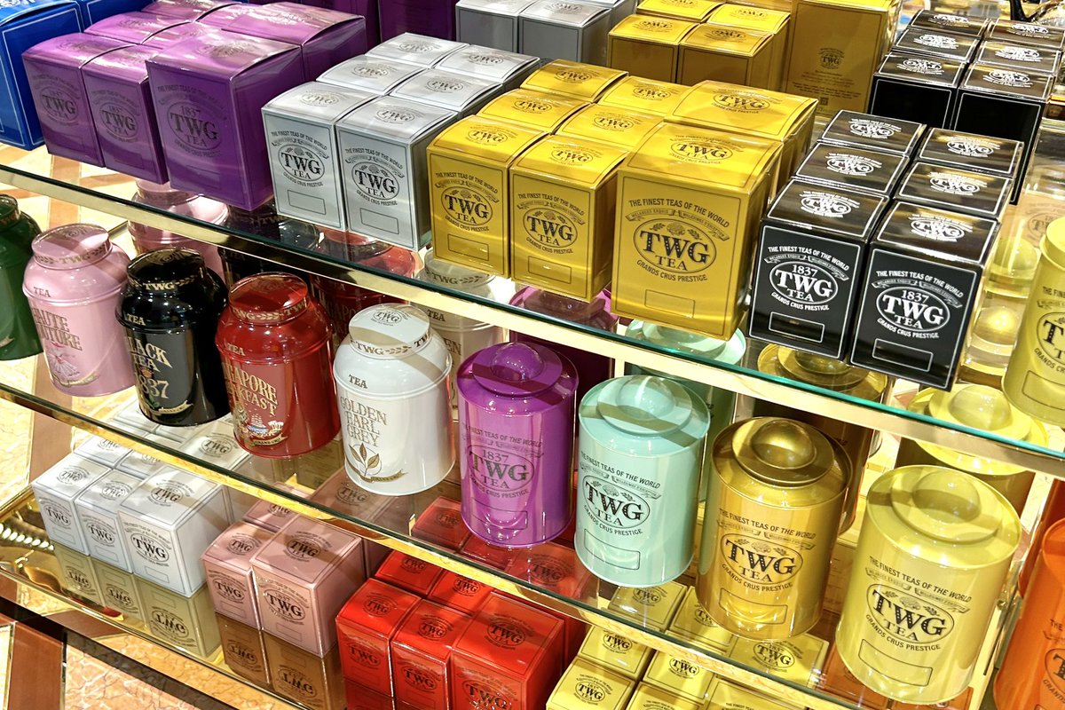 中日ビル1階にオープンする『TWG Tea』は約180種の茶葉を揃う高級