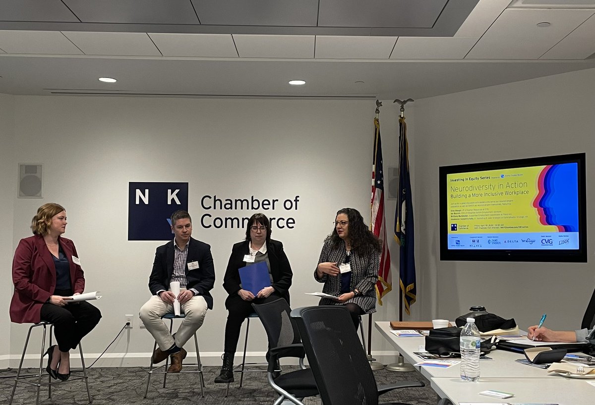 As a #specialeducation and employment lawyer for @BrickerGraydon and a #mentalhealth speaker and writer, I am glad to attend the Neurodiversity in Action event at the @nkychamber this morning.