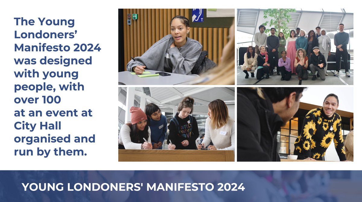 Empowering youth lies at the core of our work with Young People. We're proud to support the #YoungLondonersManifesto2024 which asks for the next @MayorofLondon to commit to young people and the organisations that work with them. Read the Manifesto here: partnershipforyounglondon.org.uk/younglondoners…