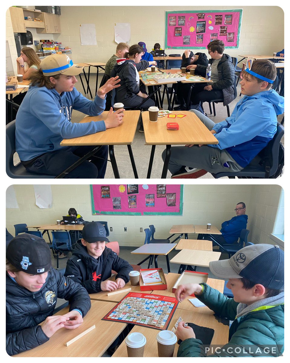 Some friendly competition at the Board Game Cafe this morning during Junior High Wellness and Exploration Day! <a href="/JuniperRidgeNL/">Juniper Ridge Int</a> <a href="/NLSchoolsCA/">NLSchools</a>