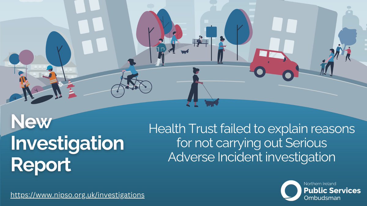 A woman whose father died in Causeway Hospital complained that staff should have monitored him more closely. She also asked why the Northern Trust did not carry out an investigation into the circumstances of his death. Read our investigation report at: nipso.org.uk/our-findings/s…
