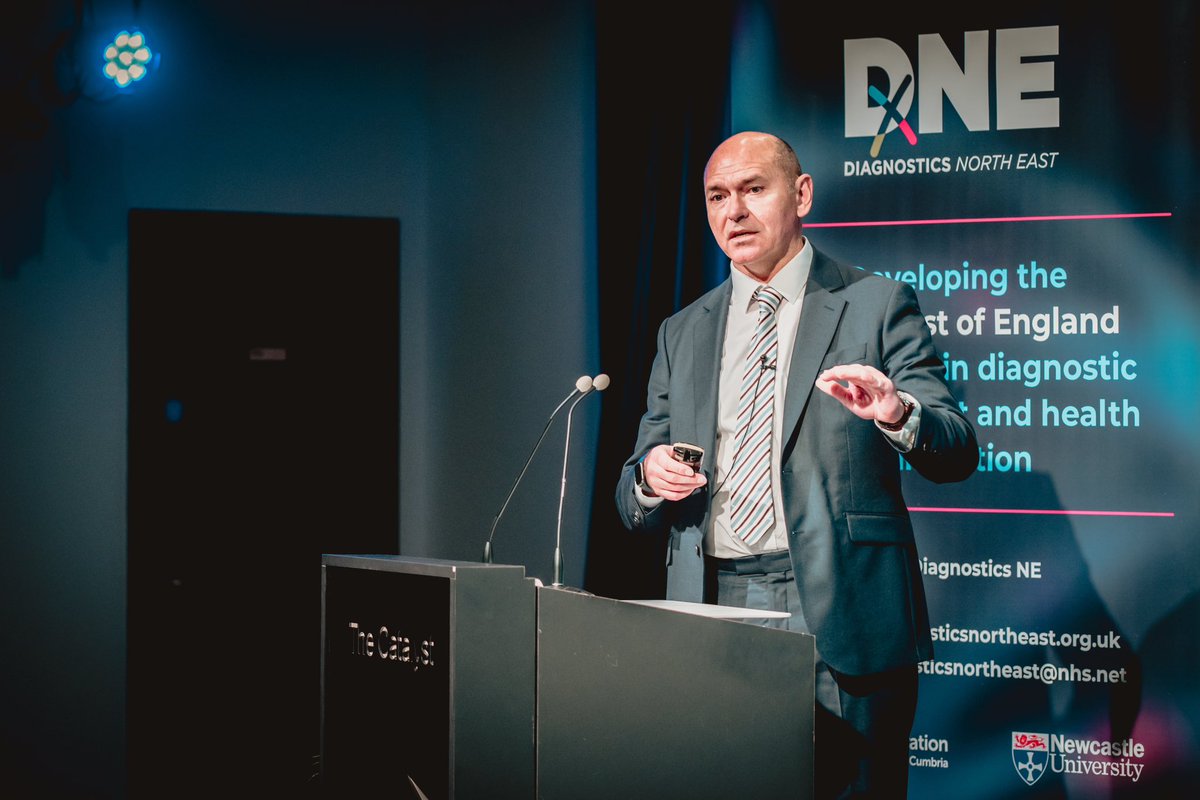 We are delighted to welcome Sir Jim Mackey, Chief Executive @NewcastleHosps, as our second Keynote speaker of the day. He is opening up the discussion ‘Diagnostics – time for some big leaps...?’ #DxNEConf24
