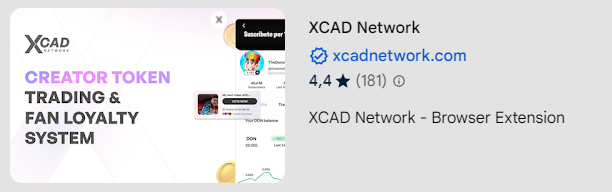New look on Chrome Store $XCAD