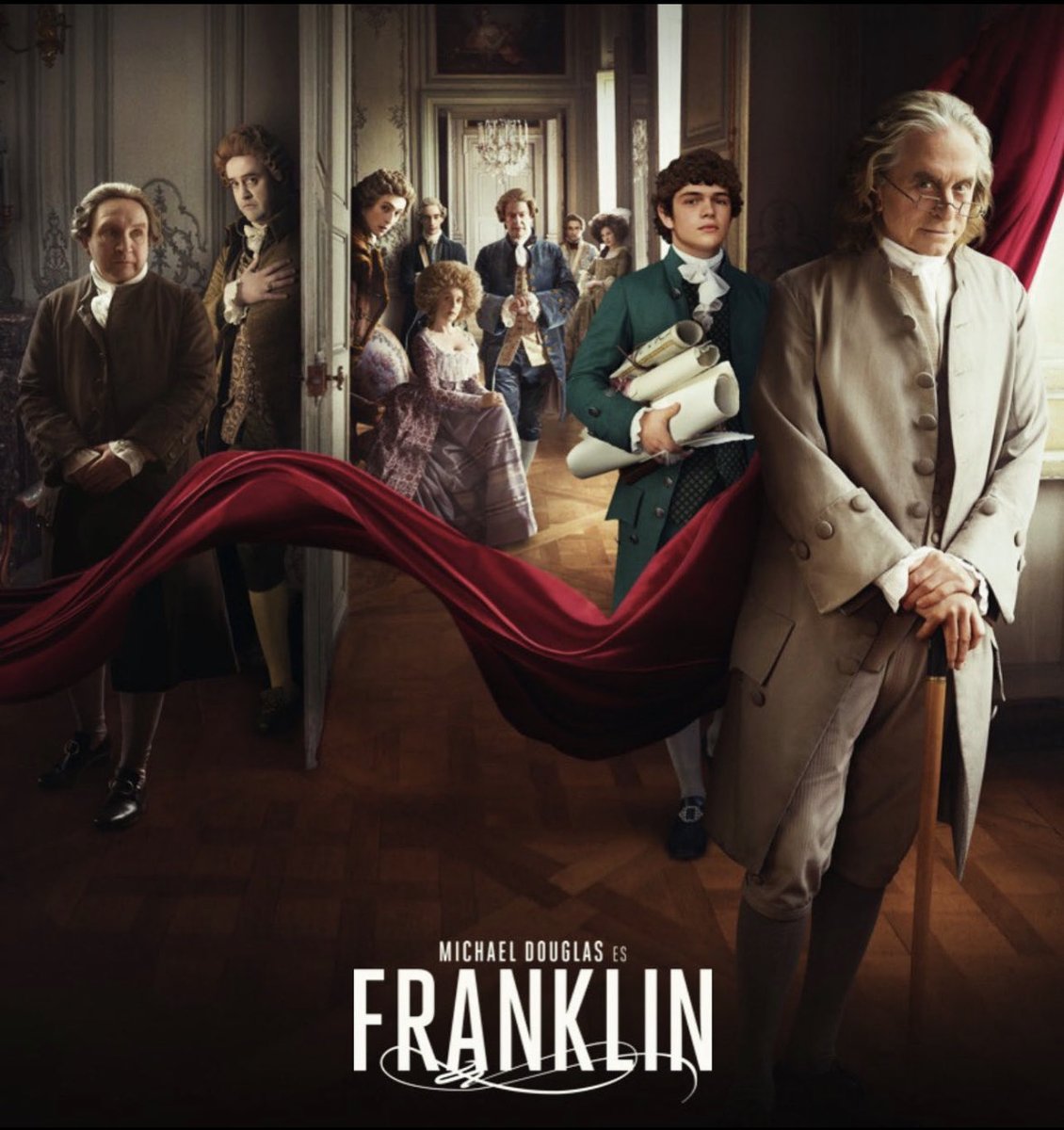 Yeah, that’s right, John Adams comes over to Paris in ⁦episode 4 of @AppleTV⁩ #Franklin, to shake things up a little and give old Benjamin a kick up the ass!