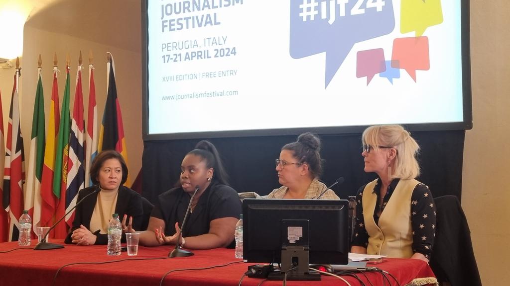 'We started @CapitalBNews with the bet that Black citizens want news and different perspectives from people who look like them and understand their lived experience' @akoto_oa
says,underlines she & @laurenwilliams inspired by history of Black press #ijf24 
journalismfestival.com/programme/2024…