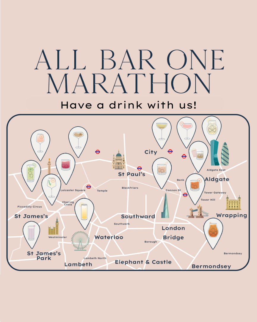 Good luck to everyone taking part in the London Marathon this weekend! ​

​Whether you’re recovering after taking part or just taking a look, we’ve got plenty of locations nearby 👟