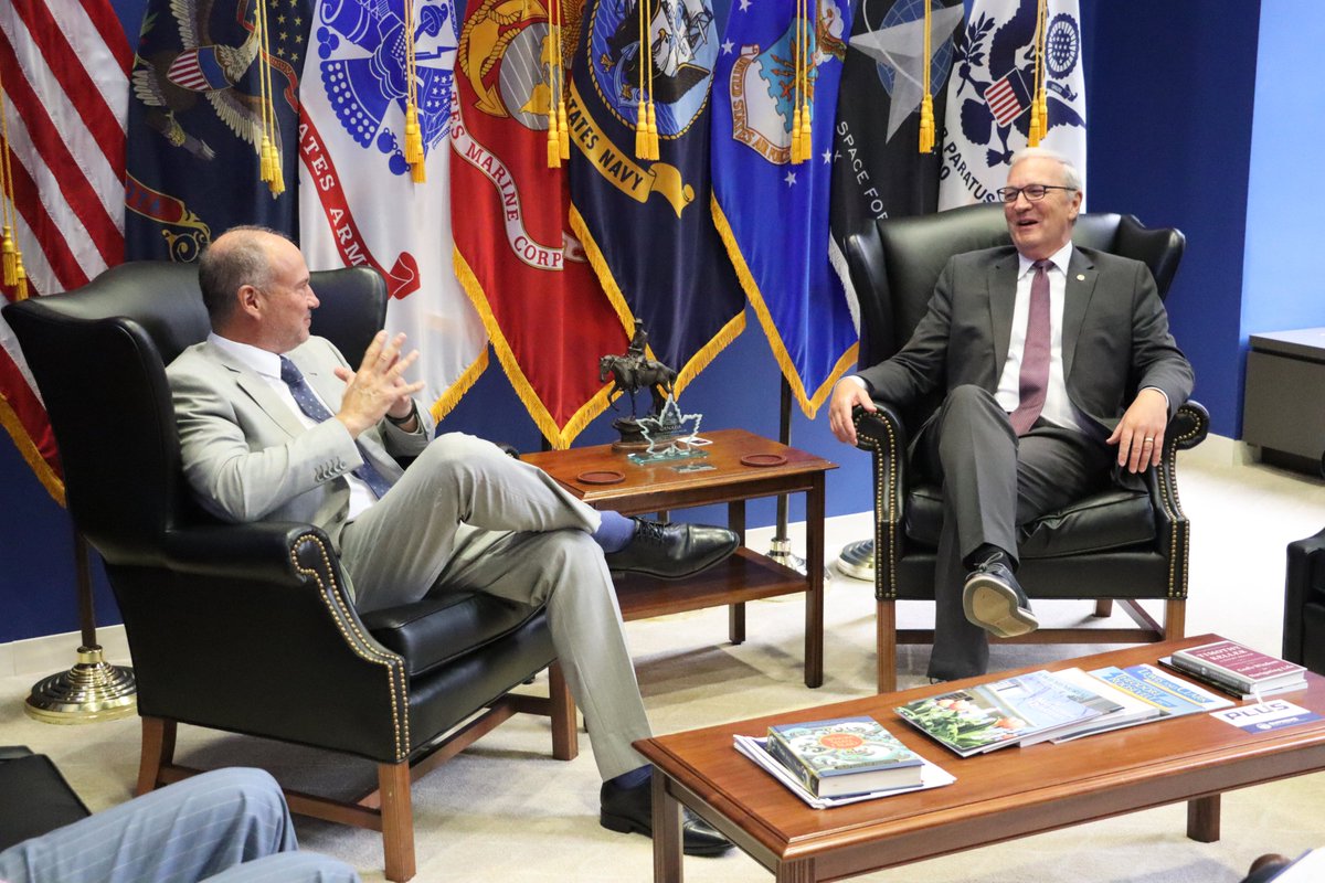 Great to meet with Joe Dominguez, the President and CEO of @CEGCleanEnergy, about the importance of reliable, clean nuclear energy. Constellation Energy is one of the largest operators of nuclear power plants in the US, and I appreciate their leadership in this critical industry.