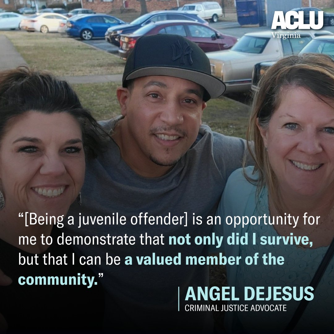 #SecondChanceMonth is POSSIBILITY. Being sentenced to life without parole as a teenager didn't stop Angel from getting his GED and acquiring over 30 certificates in prison. Today he advocates for prison reform! Angel's story of transformation here: acluva.org/look-again-sto…