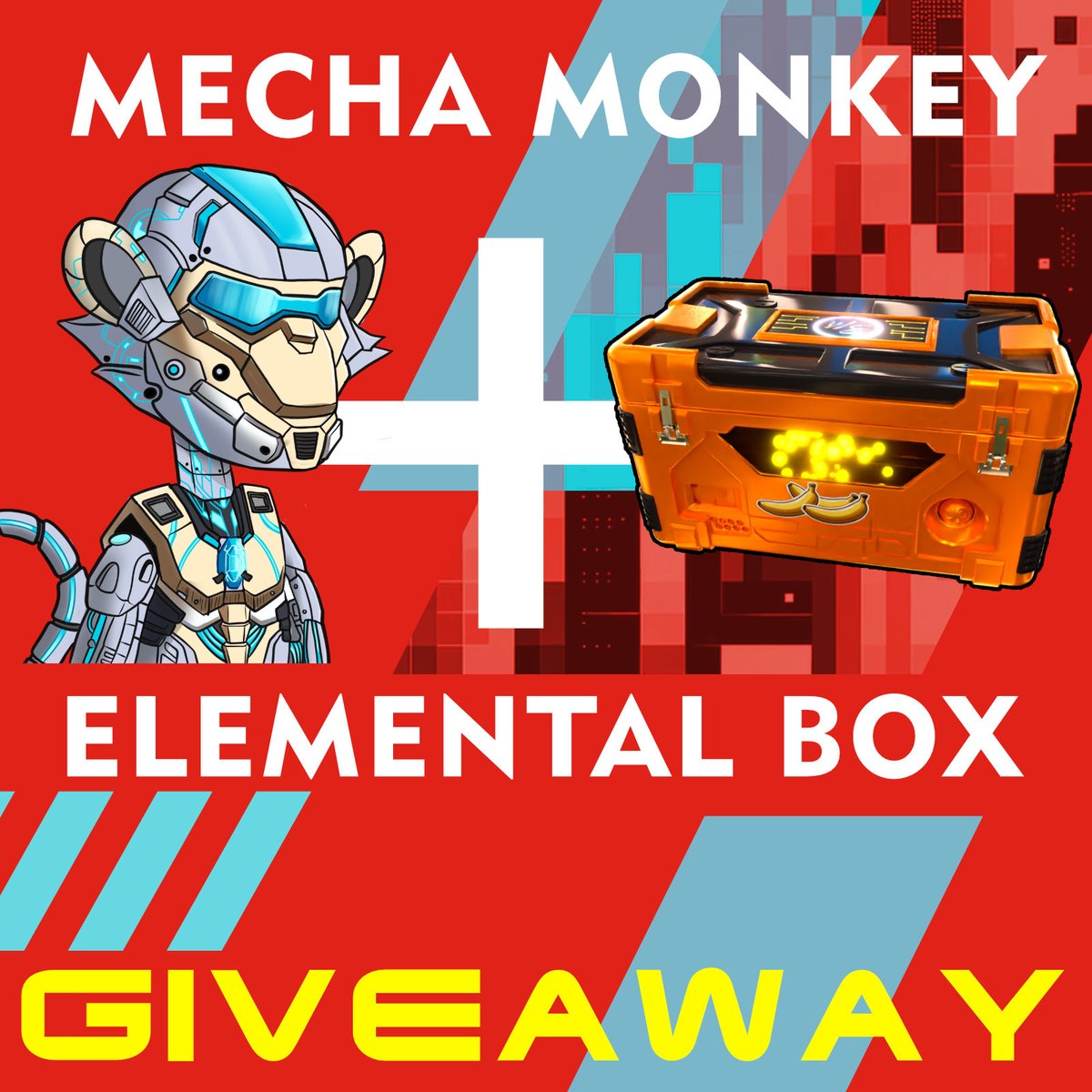 BTCMonkeys's tweet image. 1 Mecha Monkey + 1 Elemental Box Giveaway

How to participate:
1) Like, repost, comment this tweet
2) Like, report, comment on Main Promo Tweet


Draft 4/24/24
#Gamefi #STX #Nakamoto #Bitcoin #BitcoinHalving
