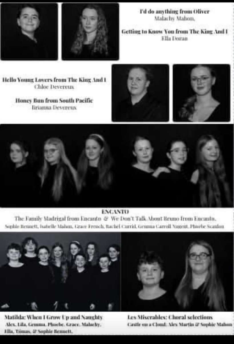 Wishing RCS students Lila, Gemma, Grace and Phoebe the very best of luck singing in the National Opera House this Saturday and Sunday with the Kiltra School of Music 🎵 🎹