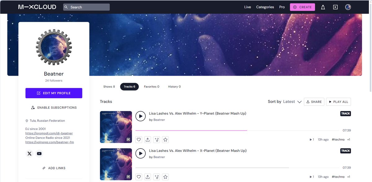 beatner_dj's tweet photo. Check out new mash-ups on #MixCloud!

https://t.co/cJxh39AmPs

#LisaLashes #AxelWilhelm #MarioKoss #Beatner #BeatnerFM #Rave #MashUp #Techno #BeatnerMashUp #TechnoMashUp #138BPM https://t.co/7uIBVeA0I1