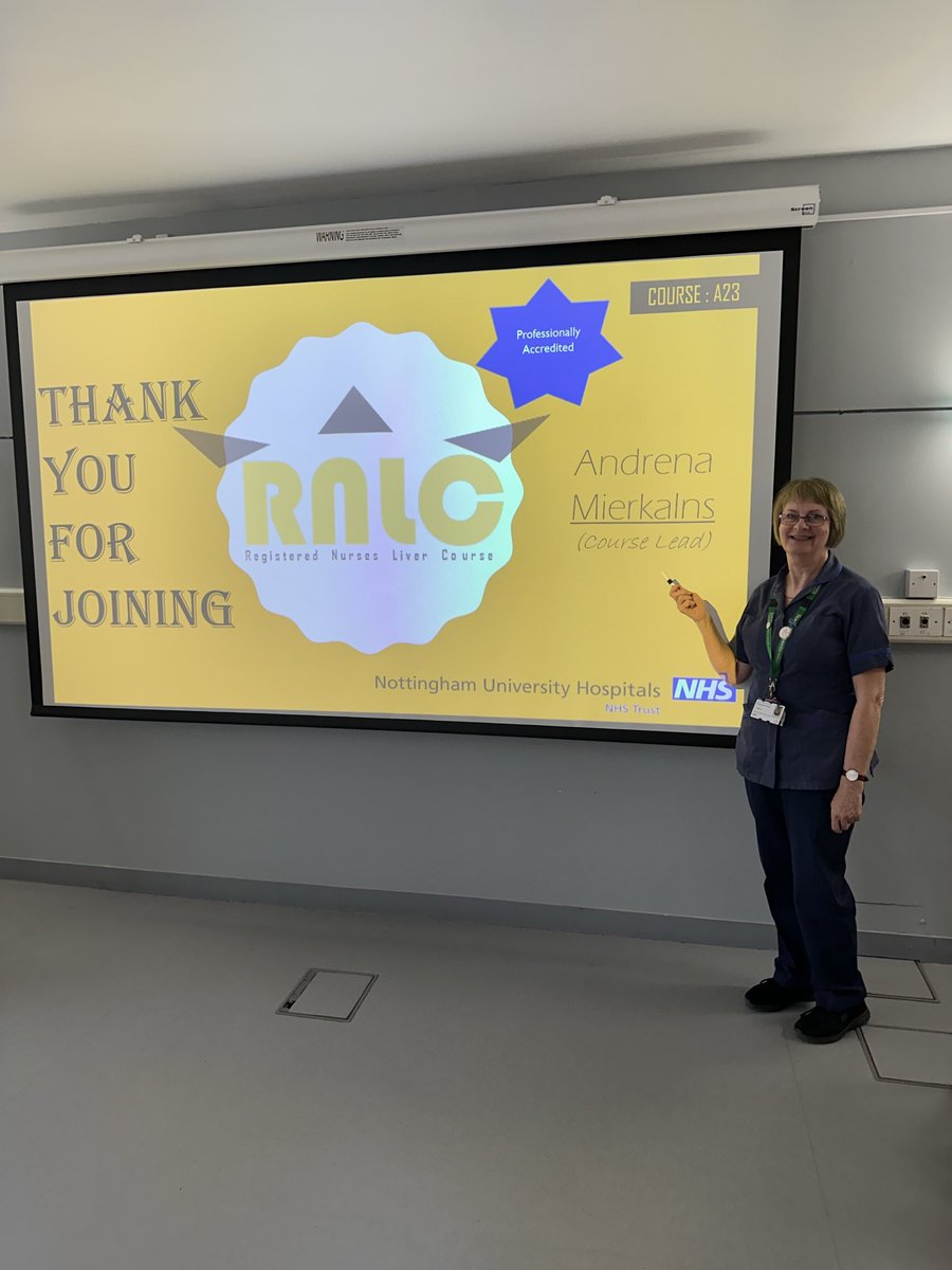 On World Liver Day we are celebrating the Nottingham Liver Course gaining accreditation- this means that registered nurses from outside Nottingham University Hospitals Trust can apply 🥳⁦@NottsLiverTeam⁩ ⁦@BASLNF⁩