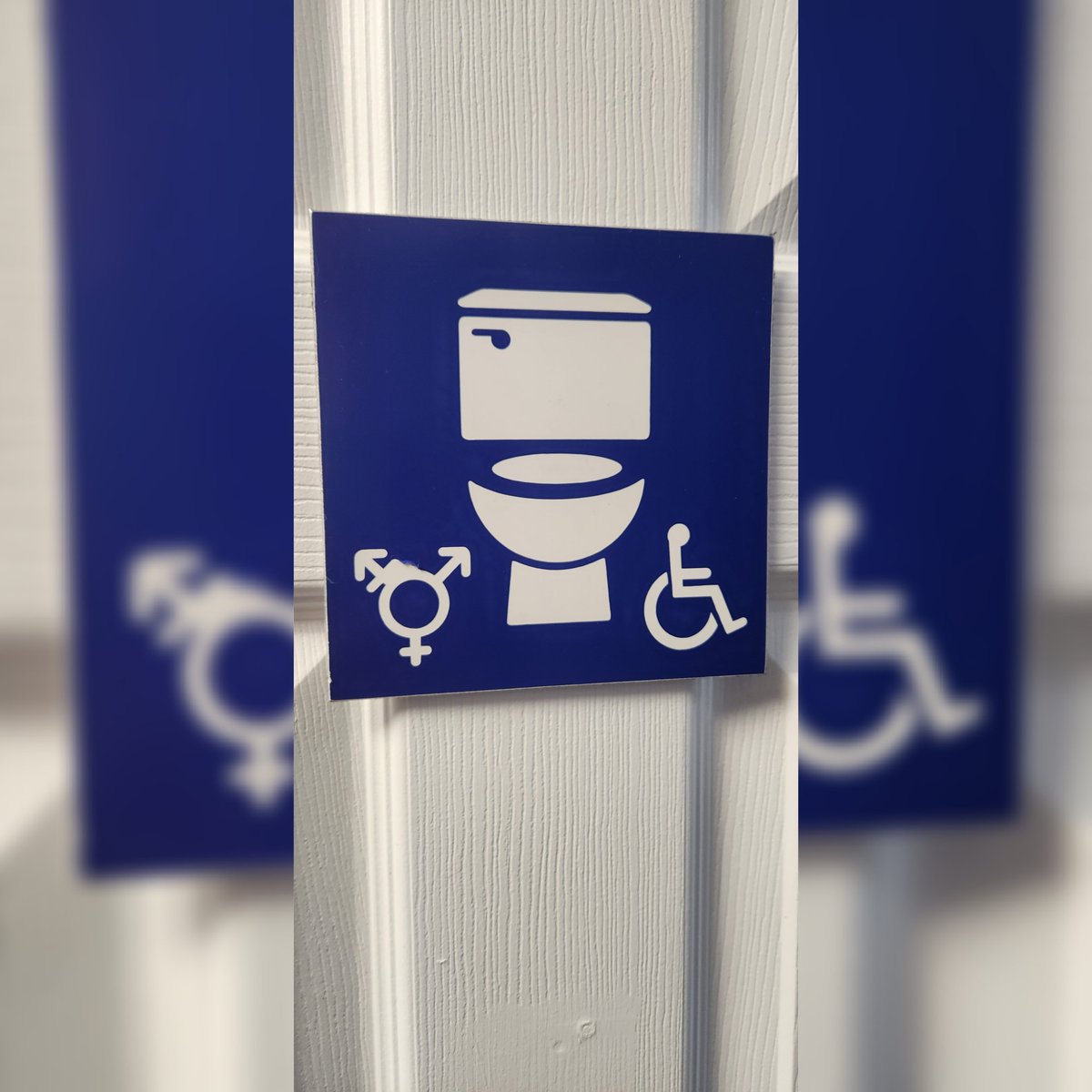 Seeing this at a rest stop across the island just fills me with joy 🥰 #transrights in small towns being highlighted just makes me smile. Now if only the rest of the island could do this please!!! #noplaceforhate