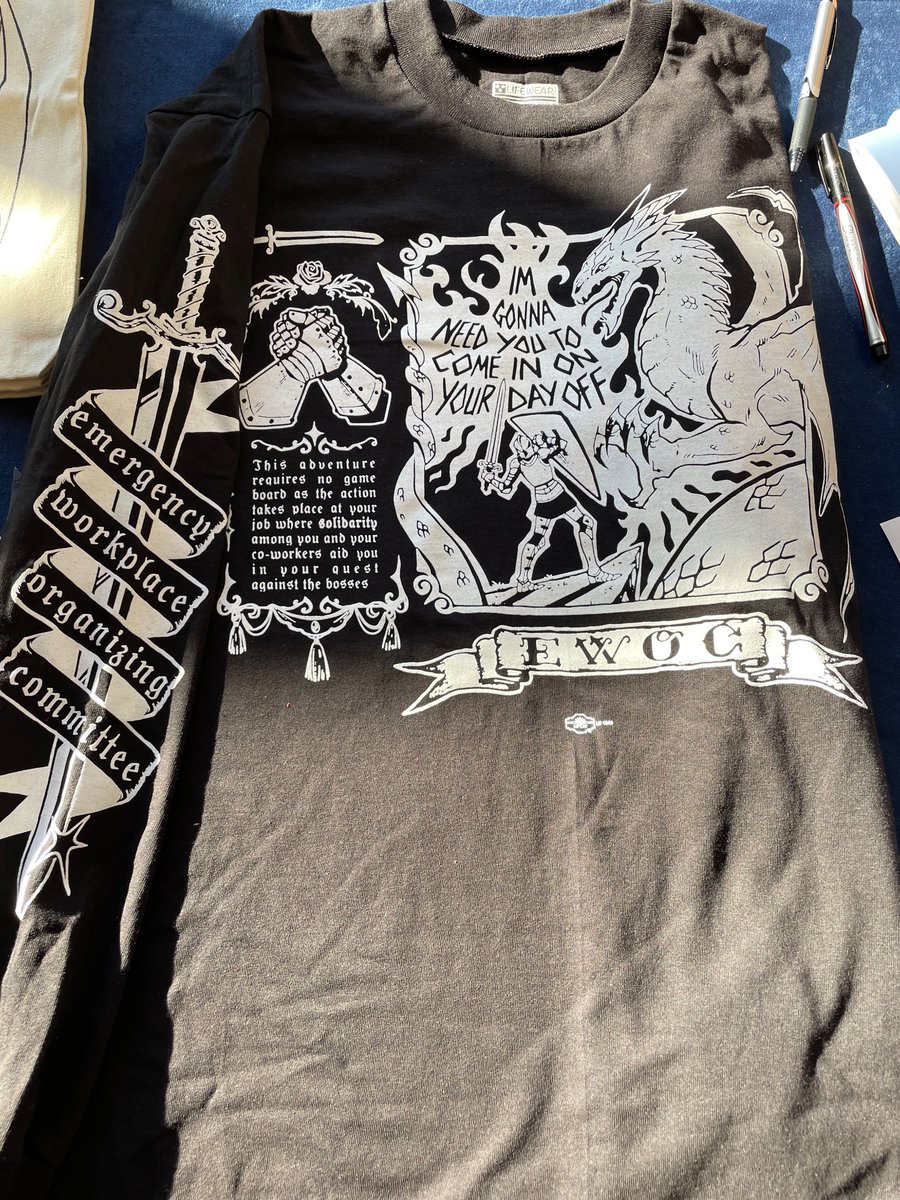 MeganFreedom's tweet image. This EWOC merch!!!!! Come get it at the EWOC table at Labor Notes