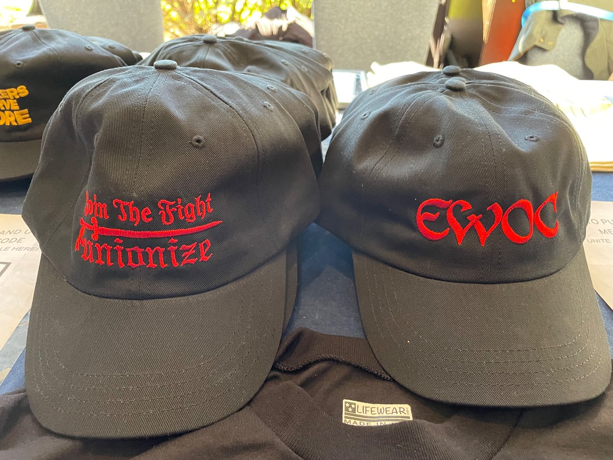 MeganFreedom's tweet image. This EWOC merch!!!!! Come get it at the EWOC table at Labor Notes