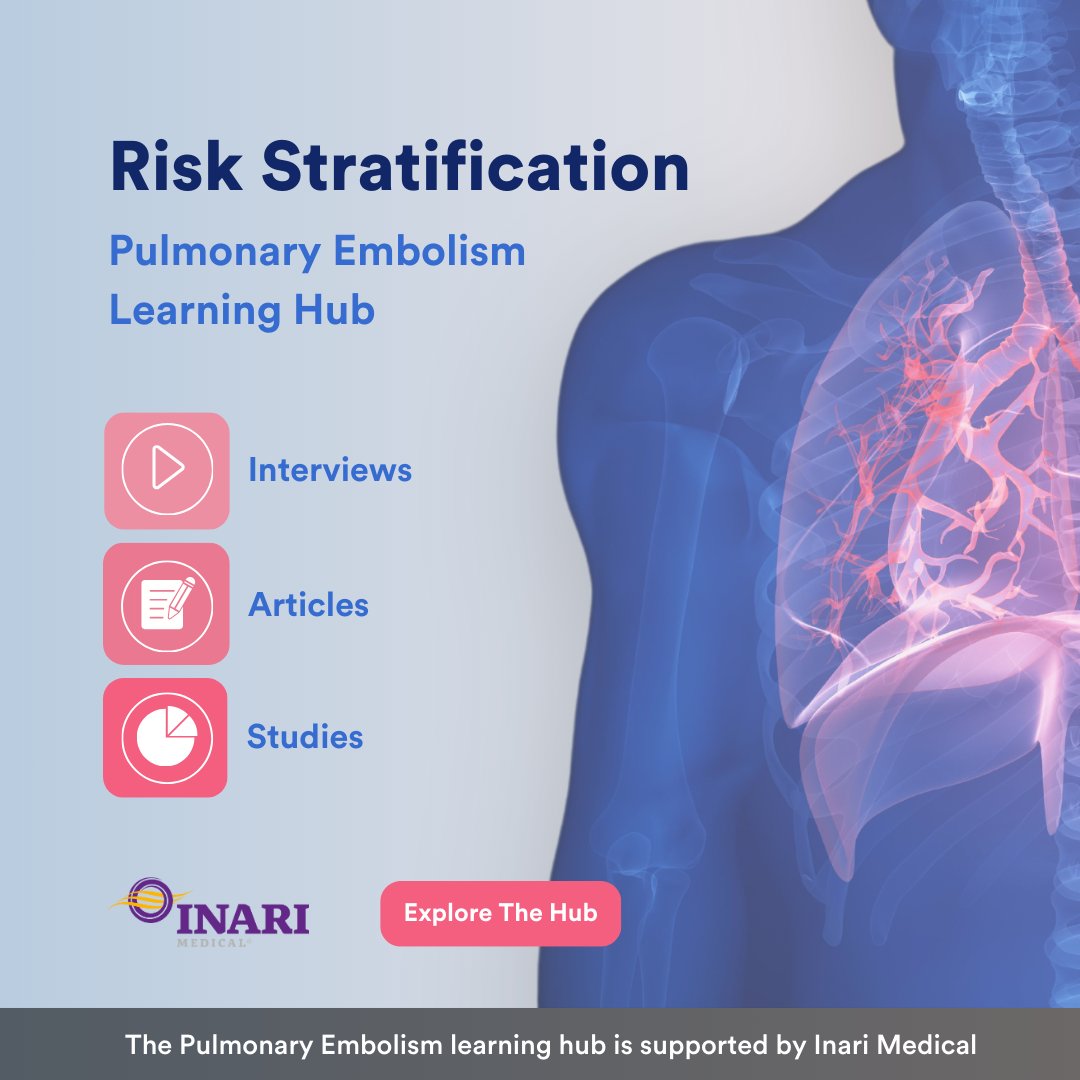 📚 Discover new content on the latest predictors for Pulmonary Embolism treatment selection on our PE learning hub! 🔗 ow.ly/YZ6Y50RjPGW Prof @SripalBangalore, Dr @CatalinPToma and Prof @FelixMahfoud discuss the #FLASH registry, the need for more evidence in the #PE