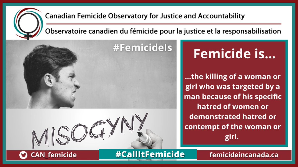 @VanRapeRelief Yes, #CallItFemicide because one key indicator of #FemicideIs #misogyny