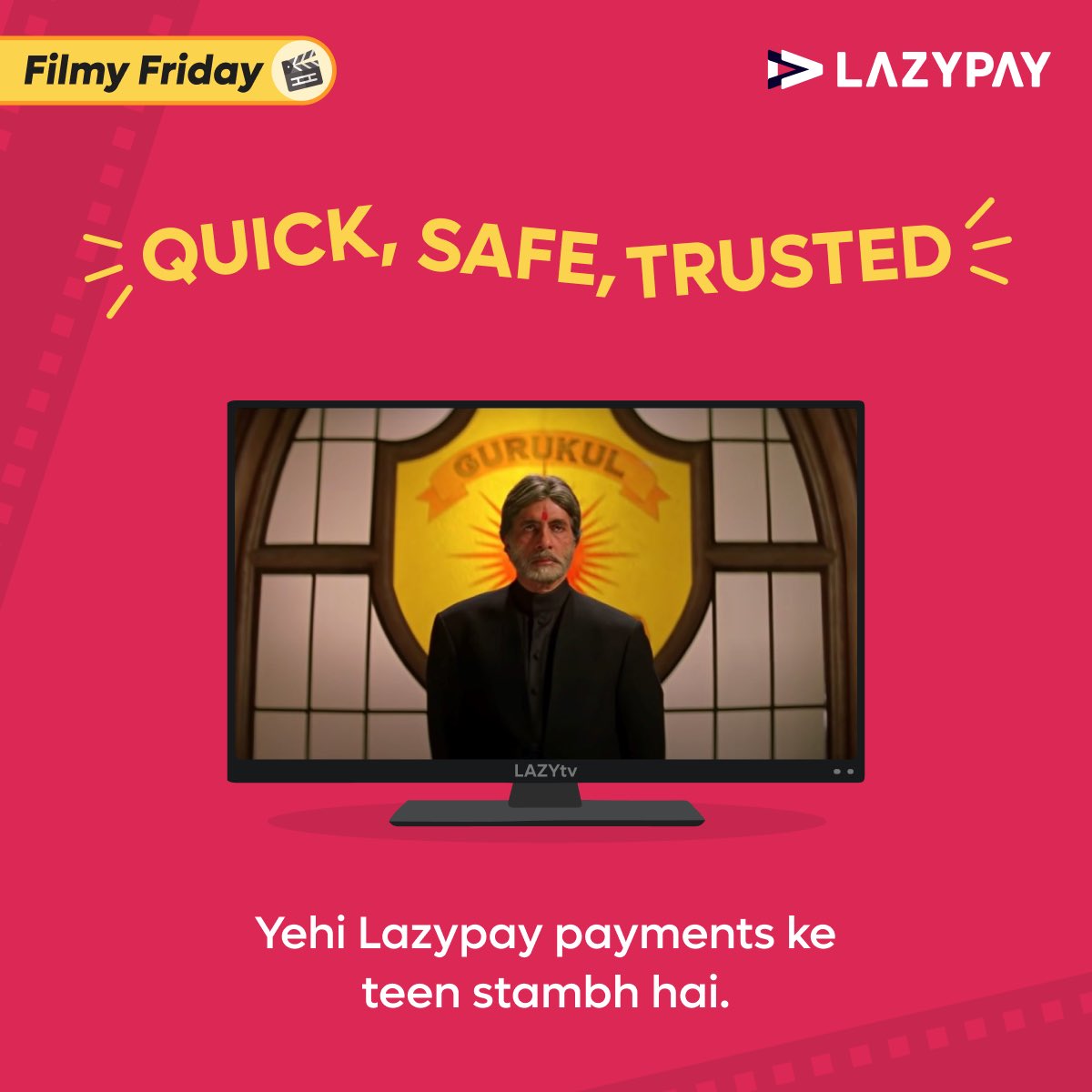 Enjoy super-fast, seamless and secure 1-tap payments on 45k+ brands including Swiggy, Zomato, Meesho, Myntra, Zepto, and so many others — Only with LazyPay.

#lazypay #buynowpaylater