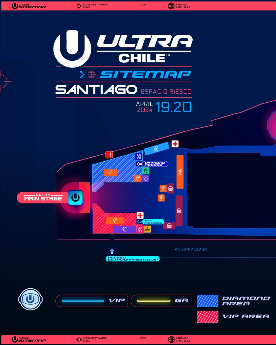Ultra_Chile's tweet image. ¡Descubre el mapa de distribución de #Ultrachile2024! 🌟

Prepárate para vivir la experiencia ULTRA CHILE 🇨🇱 explorando los diferentes escenarios y las activaciones que tenemos preparadas para ti. 🔥

🎟️ Consigue tus entradas de último minuto en ultrachile.com