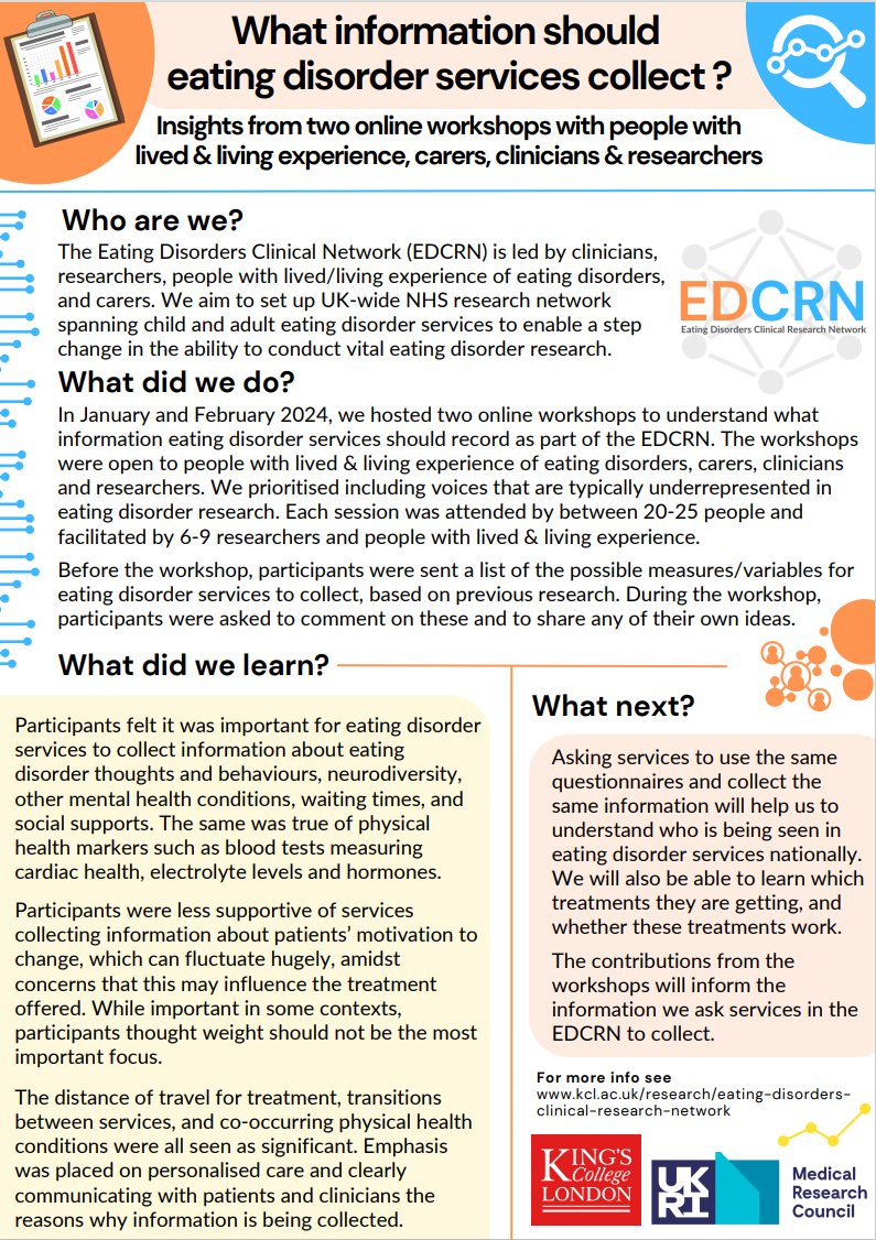 What information should ED services collect...?🤔 Strap in for insights from early consensus-building activities conducted as part of the EDCRN!👇🧵