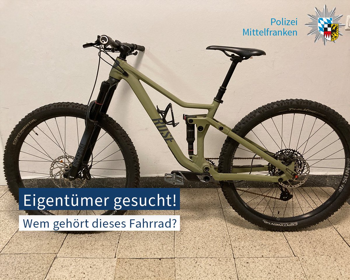 Wem gehört dieses Fahrrad? Das #Fahrrad wurde durch Kollegen der Verkehrspolizeiinspektion #Nürnberg sichergestellt. Der Eigentümer kann sich unter ☎️0911/6583-1530 melden.